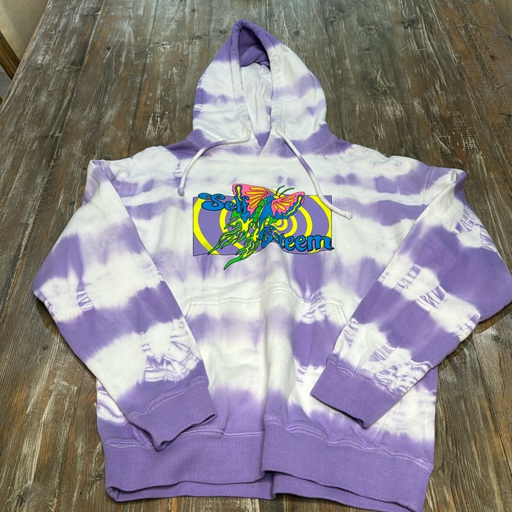 NEW WITHOUT TAGS ASHLY WILLIAMS SELF ESTEEM HOODIE SWEATSHIRT SIZE S MENS